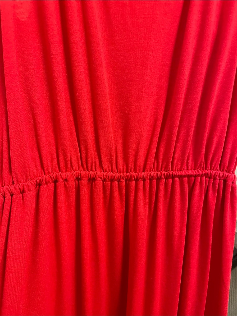 Red Sleeveless Maxi Dress - Picture 3 of 4